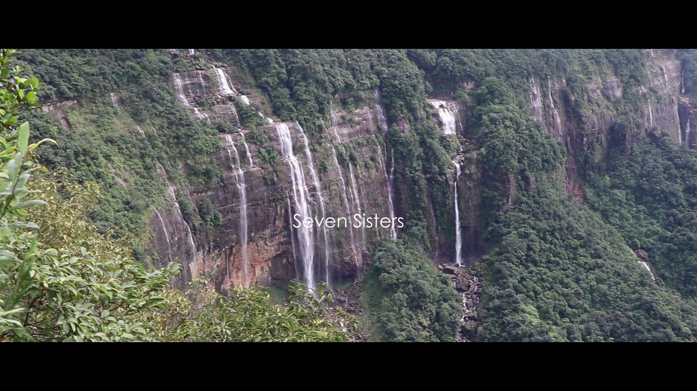 7 sisters waterfalls Cherapunjee, Megahalaya