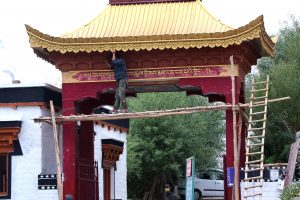 Namdroling Monastery gate- TravelPlacesIndia